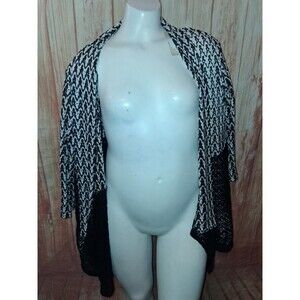 Alfred Dunner Multicolor Geometric Short Sleeve Wrap Sz 1X